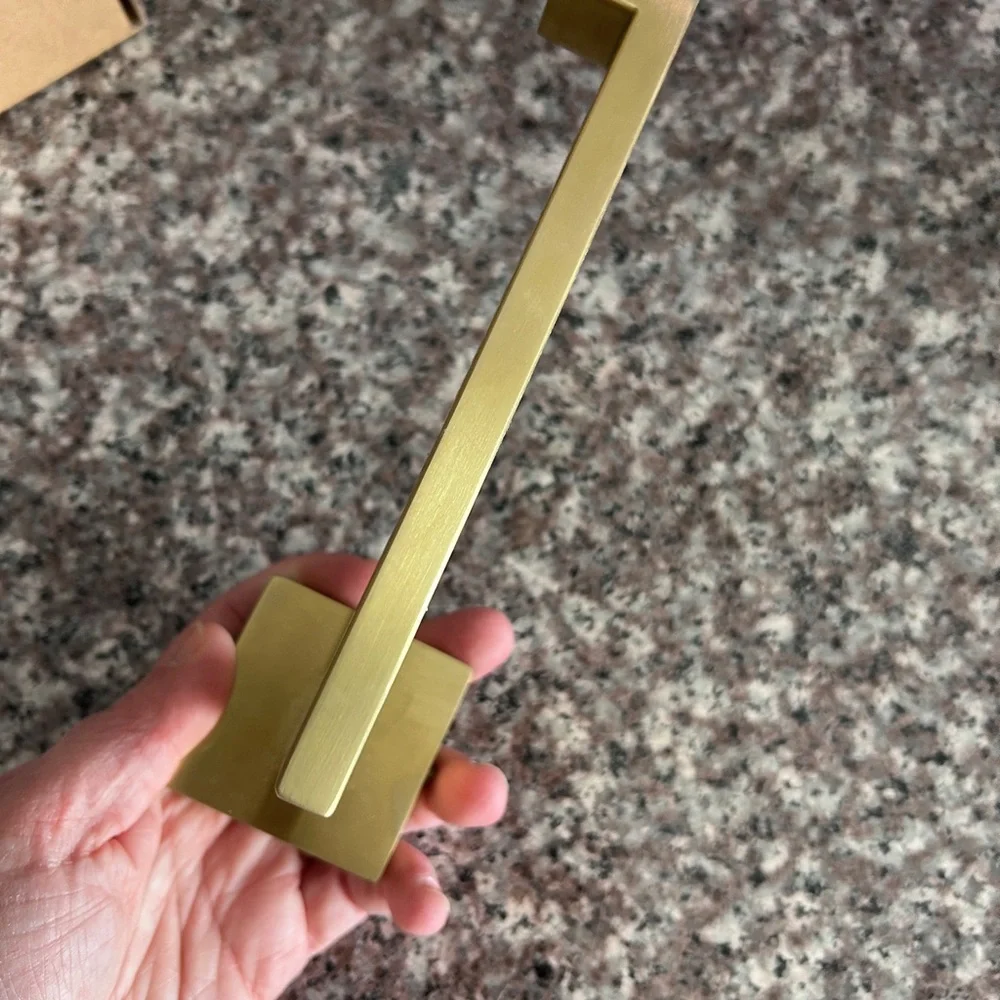 Gold Metal Toilet Paper Holder